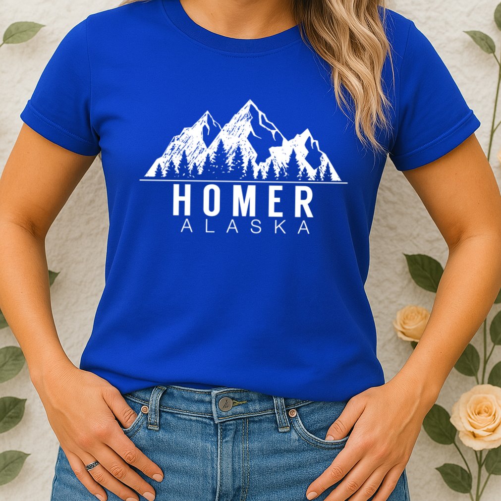 Alaska Gifgift Cool Gift Homer Alaska Gift Womens T-Shirt