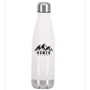 Alaska Gifgift Cool Gift Homer Alaska Gift Stainless Steel Insulated Water Bottle