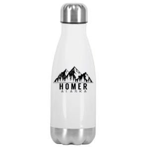 Alaska Gifgift Cool Gift Homer Alaska Gift Stainless Steel Insulated Water Bottle