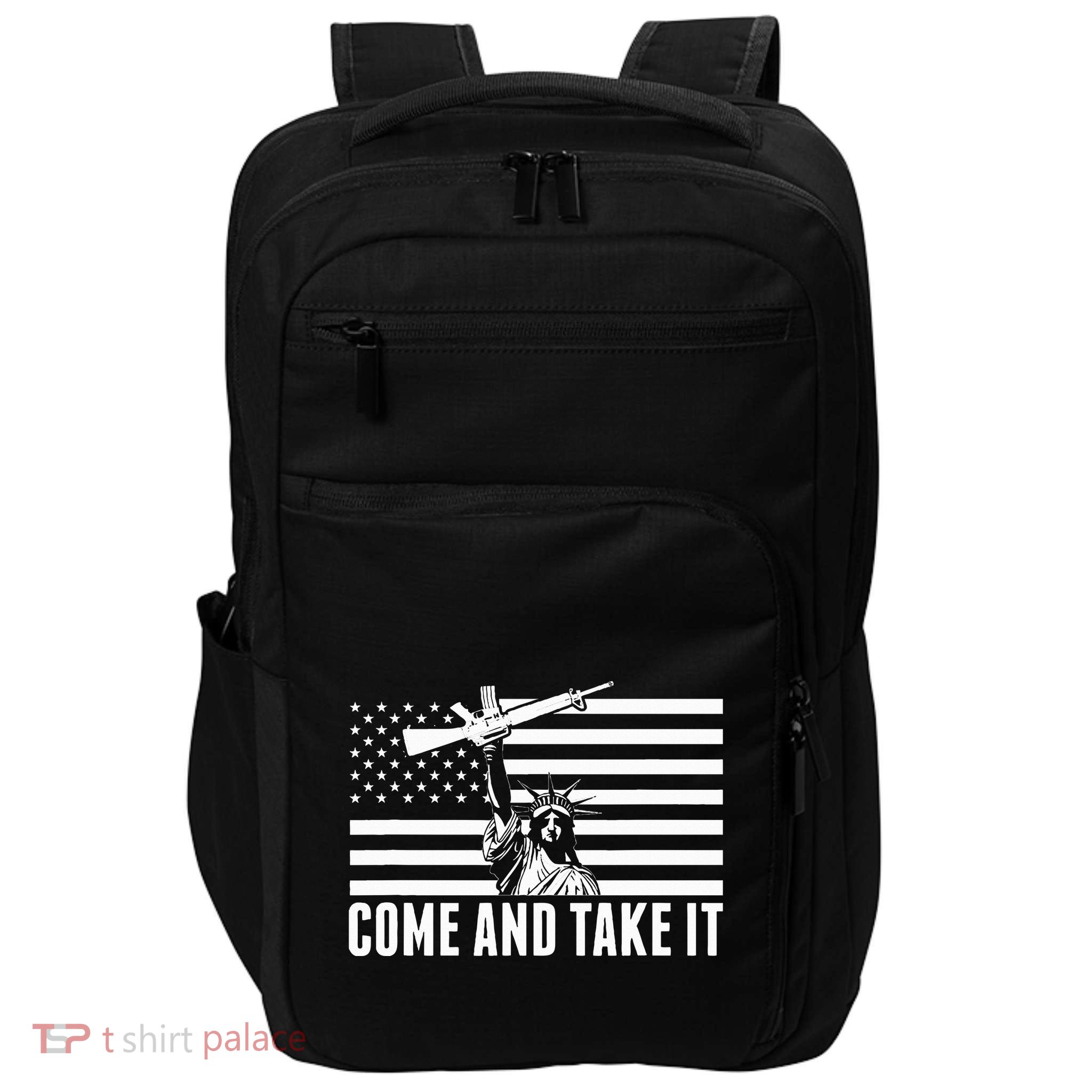 Anti Gun Control Ammo Flag T 2nd Amendment Impact Tech Backpack