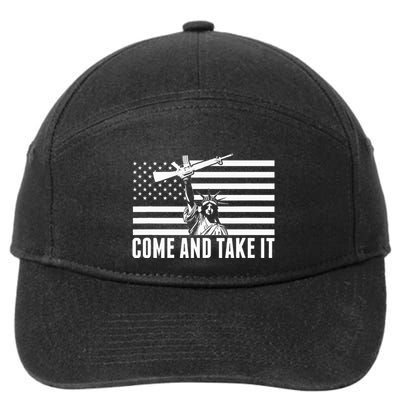 Anti Gun Control Ammo Flag T 2nd Amendment 7-Panel Snapback Hat