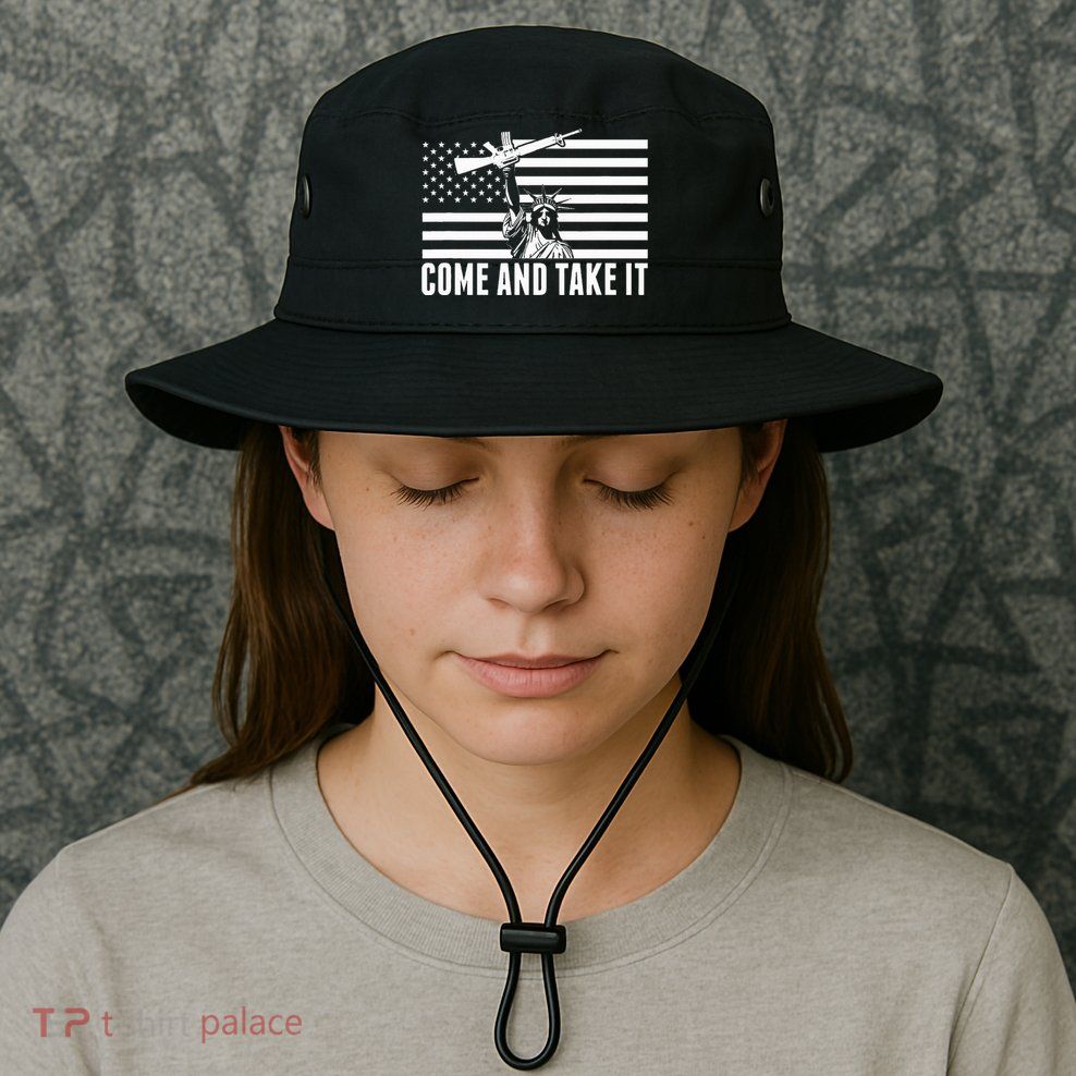 Anti Gun Control Ammo Flag T 2nd Amendment Bucket Hat