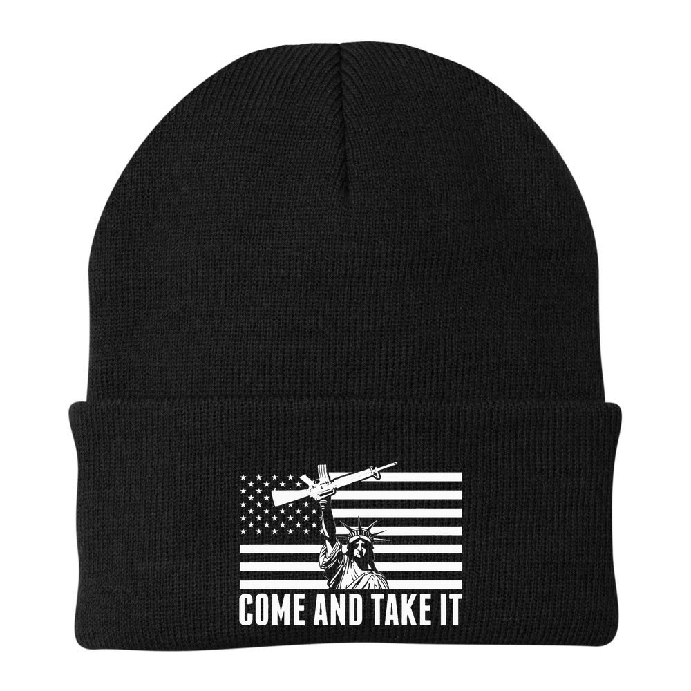 Anti Gun Control Ammo Flag T 2nd Amendment Beanie