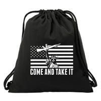 Anti Gun Control Ammo Flag T 2nd Amendment Drawstring Bag