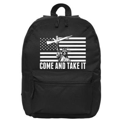 Anti Gun Control Ammo Flag T 2nd Amendment 16 in Basic Backpack