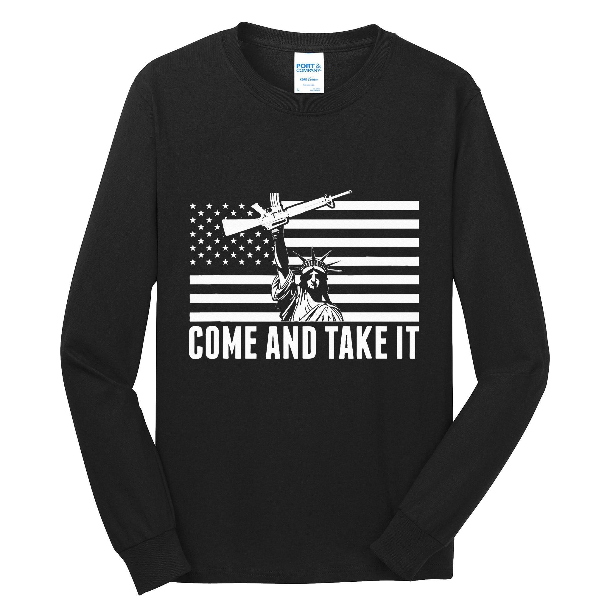 Anti Gun Control Ammo Flag T 2nd Amendment Tall Long Sleeve T-Shirt