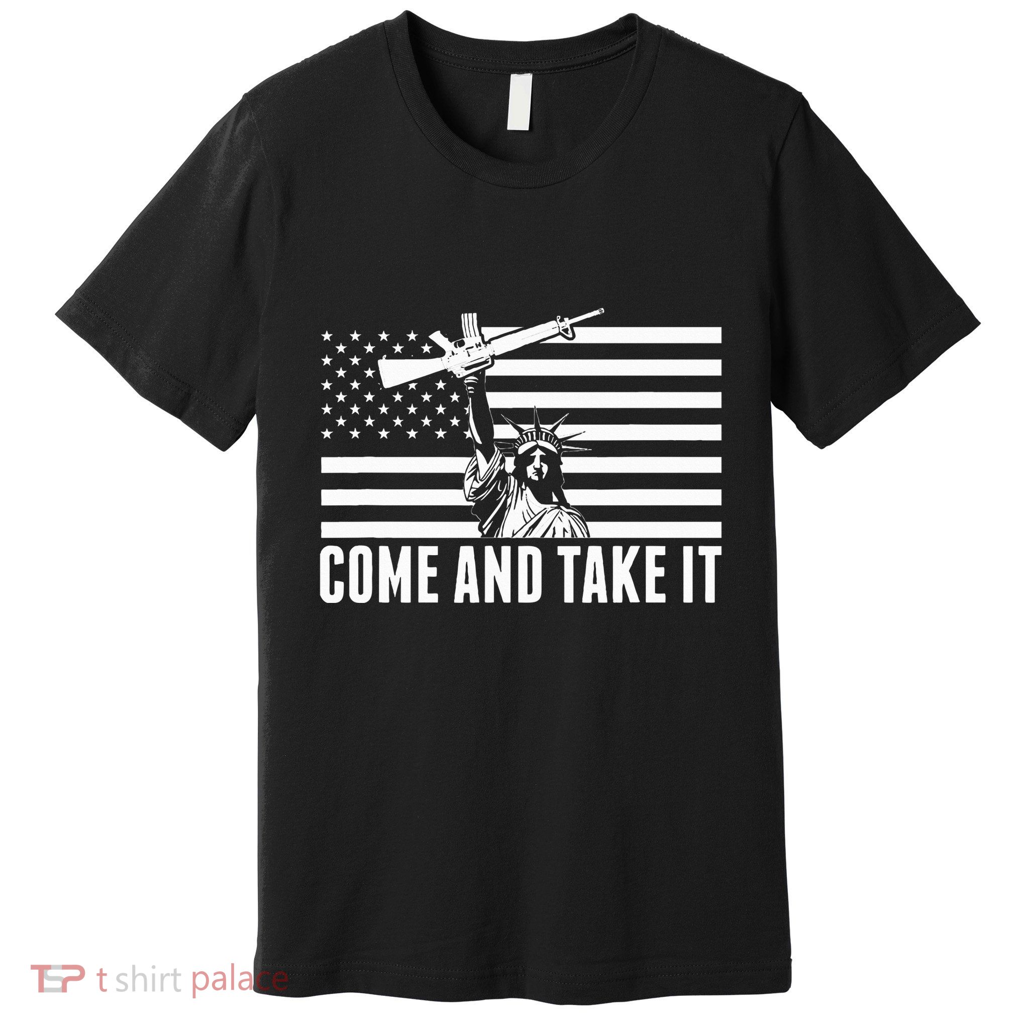 Anti Gun Control Ammo Flag T 2nd Amendment Premium T-Shirt