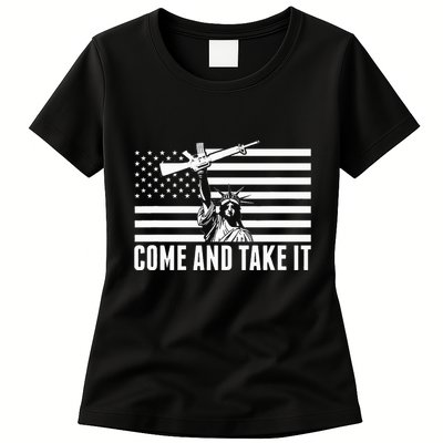 Anti Gun Control Ammo Flag T 2nd Amendment Womens T-Shirt