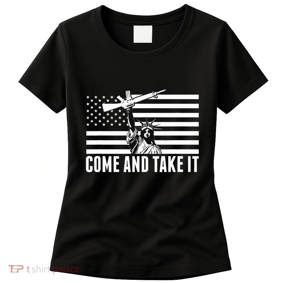 Anti Gun Control Ammo Flag T 2nd Amendment Womens T-Shirt