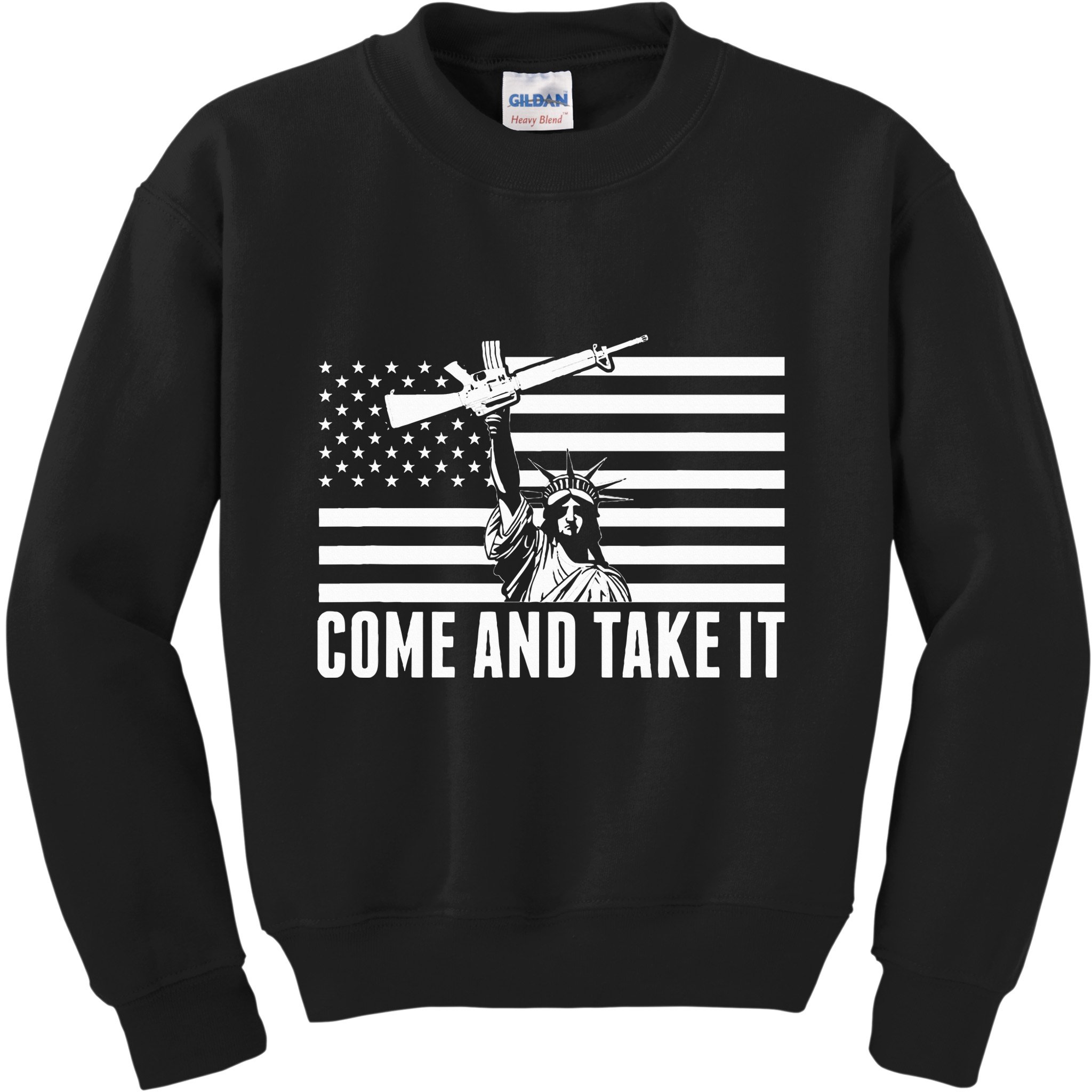 Anti Gun Control Ammo Flag T 2nd Amendment Kids Sweatshirt