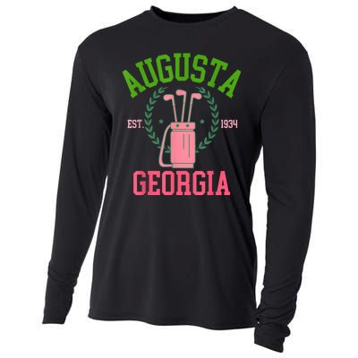 Augusta Georgia Coquette Golf Tournament Bows Social Club Cooling Performance Long Sleeve Crew