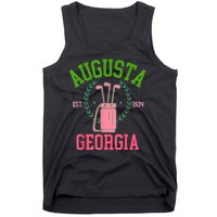 Augusta Georgia Coquette Golf Tournament Bows Social Club Tank Top