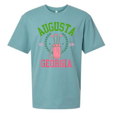 Augusta Georgia Coquette Golf Tournament Bows Social Club Sueded Cloud Jersey T-Shirt