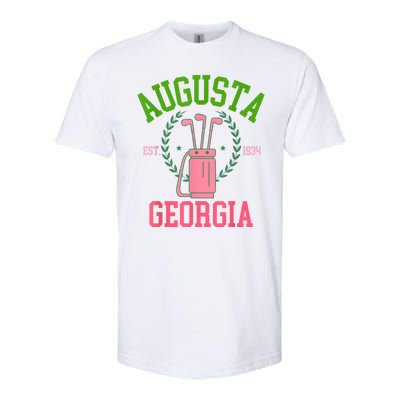 Augusta Georgia Coquette Golf Tournament Bows Social Club Softstyle CVC T-Shirt