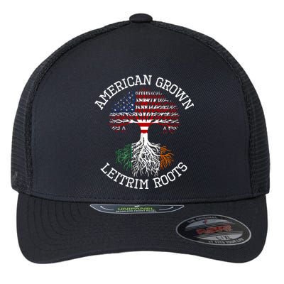 American Grown Co Leitrim Irish Roots Ireland Heritage Gift Flexfit Unipanel Trucker Cap