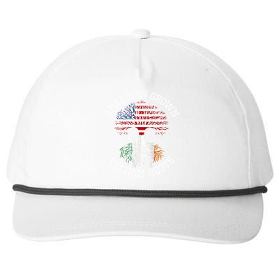 American Grown Co Leitrim Irish Roots Ireland Heritage Gift Snapback Five-Panel Rope Hat