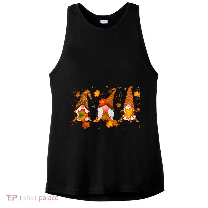 Autumn Gnome Cute Fall Lover Ladies PosiCharge Tri-Blend Wicking Tank