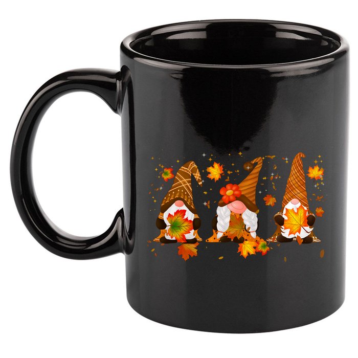 Autumn Gnome Cute Fall Lover 11oz C Handle Ceramic Mug