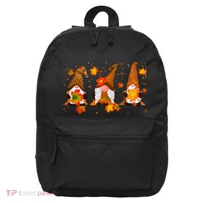 Autumn Gnome Cute Fall Lover 16 in Basic Backpack