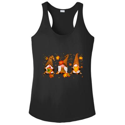 Autumn Gnome Cute Fall Lover Ladies PosiCharge Competitor Racerback Tank