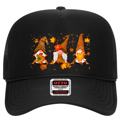 Autumn Gnome Cute Fall Lover Trucker Hat