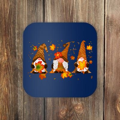 Autumn Gnome Cute Fall Lover Coaster