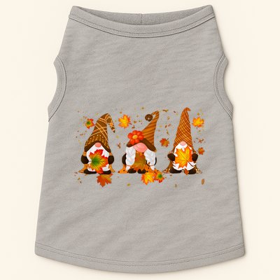 Autumn Gnome Cute Fall Lover Doggie Tank