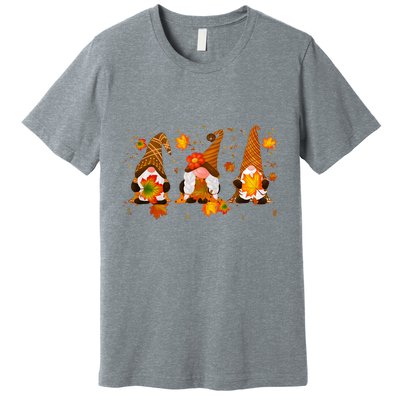 Autumn Gnome Cute Fall Lover Premium T-Shirt