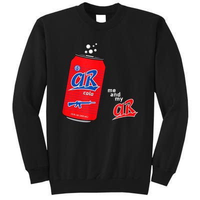 AR15 Gun Cola Parody Soda Sweatshirt