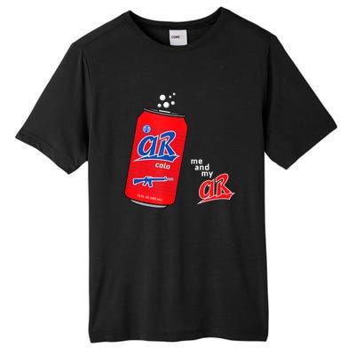 AR15 Gun Cola Parody Soda Tall Fusion ChromaSoft Performance T-Shirt