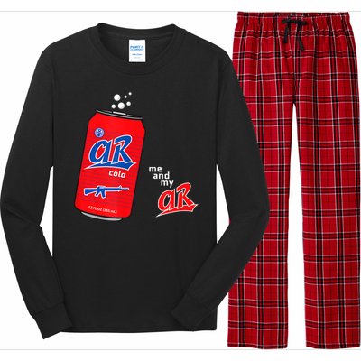 AR15 Gun Cola Parody Soda Long Sleeve Pajama Set