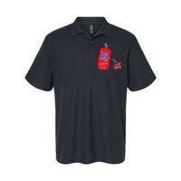 AR15 Gun Cola Parody Soda Softstyle Adult Sport Polo