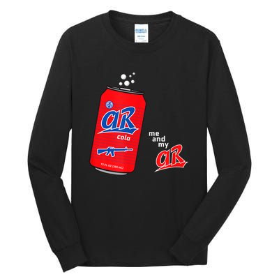 AR15 Gun Cola Parody Soda Tall Long Sleeve T-Shirt