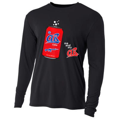 AR15 Gun Cola Parody Soda Cooling Performance Long Sleeve Crew