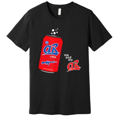 AR15 Gun Cola Parody Soda Premium T-Shirt