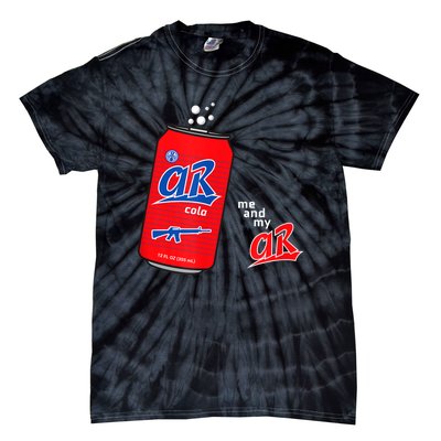 AR15 Gun Cola Parody Soda Tie-Dye T-Shirt