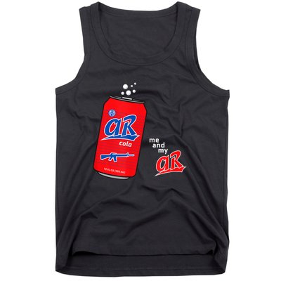 AR15 Gun Cola Parody Soda Tank Top