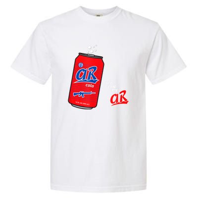 AR15 Gun Cola Parody Soda Garment-Dyed Heavyweight T-Shirt