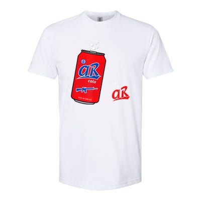 AR15 Gun Cola Parody Soda Softstyle CVC T-Shirt