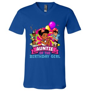 Auntie Gracies Corner Birthday Dolls Cute Party V-Neck T-Shirt