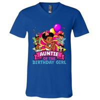 Auntie Gracies Corner Birthday Dolls Cute Party V-Neck T-Shirt