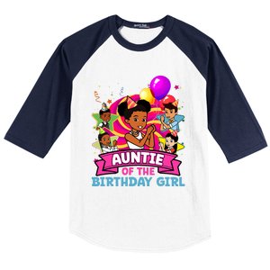 Auntie Gracies Corner Birthday Dolls Cute Party Baseball Sleeve Shirt