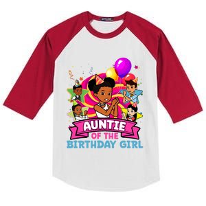 Auntie Gracies Corner Birthday Dolls Cute Party Kids Colorblock Raglan Jersey