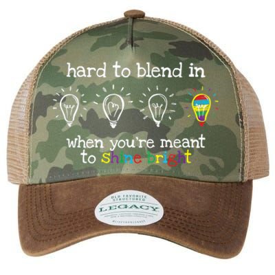 Autistic Gifts Colorful Autism Awareness Legacy Tie Dye Trucker Hat