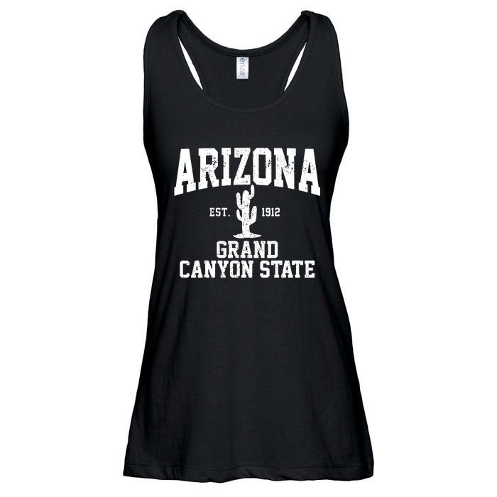 Arizona Grand Canyon State Cactus Souvenir Gift Ladies Essential Flowy Tank