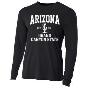 Arizona Grand Canyon State Cactus Souvenir Gift Cooling Performance Long Sleeve Crew