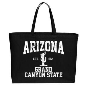 Arizona Grand Canyon State Cactus Souvenir Gift Cotton Canvas Jumbo Tote