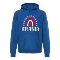 Atlanta Georgia Cool Gift I Love Atlanta Georgia Usa Gift Premium Hoodie