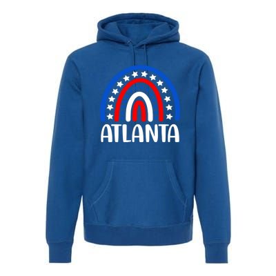 Atlanta Georgia Cool Gift I Love Atlanta Georgia Usa Gift Premium Hoodie