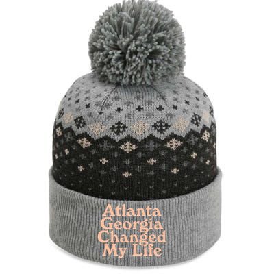 Atlanta Georgia Changed My Life The Baniff Cuffed Pom Beanie